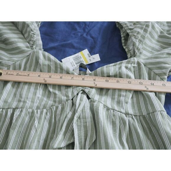 SPEECHLESS Juniors' Striped Babydoll Dress Size M - Picture 2 of 5